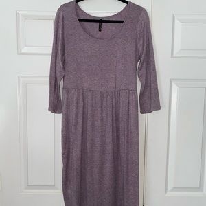 Piphany Abbey Pocket Scoop Neck Dress L